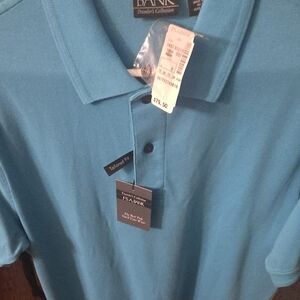 Jos. A. Bank Aqua Polo Shirt Size M NWT